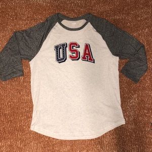 USA Old Navy Baseball Tee